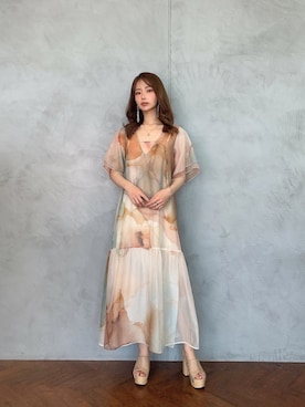 「eimy istoire」｜「アイテム（アクセサリー）」を使った、eimyistoireさん（レディース・155cm）の春コーディネート