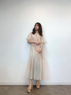 「eimy istoire」｜「アイテム（アクセサリー）」を使った、eimyistoireさん（レディース・155cm）の春コーディネート