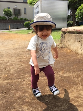 ▲miiipppiiiさん（キッズ・80cm）の夏コーディネート