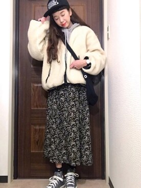 エリーさん(レディース・163cm)の冬コーディネート