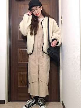 エリーさん(レディース・163cm)の冬コーディネート