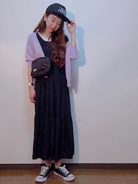 「ラベンダー」｜エリーさん（レディース・163cm）の春コーディネート