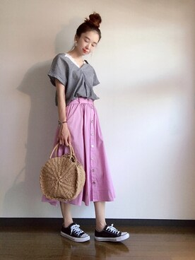 エリーさん（レディース・163cm）の夏コーディネート