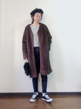 エリーさん（レディース・163cm）の冬コーディネート