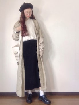 「前髪みじ族」｜エリーさん（レディース・163cm）の春コーディネート