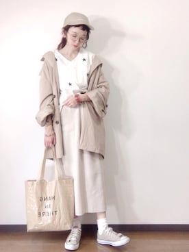 エリーさん(レディース・163cm)の春コーディネート