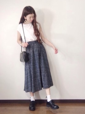 「前髪みじ族」｜エリーさん（レディース・163cm）の春コーディネート