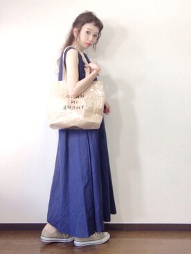 「前髪みじ族」｜エリーさん（レディース・163cm）の春コーディネート