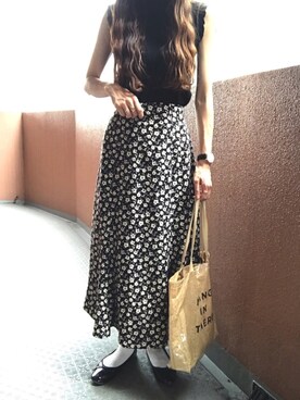 「Discoat」｜「アイテム（腕時計）」を使った、エリーさん（レディース・163cm）の夏コーディネート