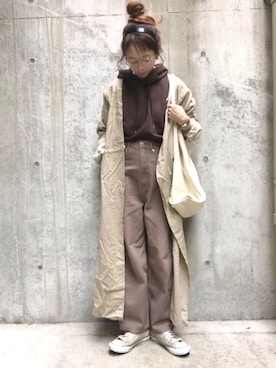 「SENSE OF PLACE by URBAN RESEAR」｜「アイテム（その他）」を使った、エリーさん（レディース・163cm）の冬コーディネート