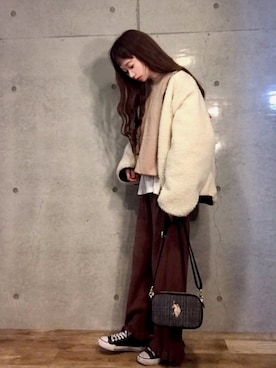 エリーさん（レディース・163cm）の冬コーディネート