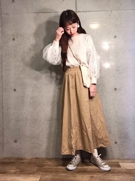 エリーさん（レディース・163cm）の春コーディネート