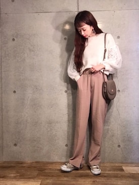 エリーさん（レディース・163cm）の春コーディネート