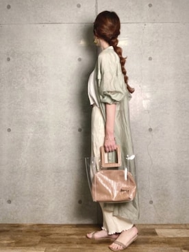 「trim（トリム）のアイテム」を使った、エリーさん（レディース・163cm）の春コーディネート