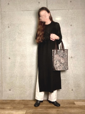 「PairPair（ペアペア）のアイテム（バッグ）」を使った、エリーさん（レディース・163cm）の秋コーディネート