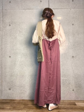 「relac（レーラック）のアイテム」を使った、エリーさん（レディース・163cm）の秋コーディネート