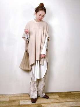 「crie conforto」｜「アイテム（その他）」を使った、エリーさん（レディース・163cm）の冬コーディネート