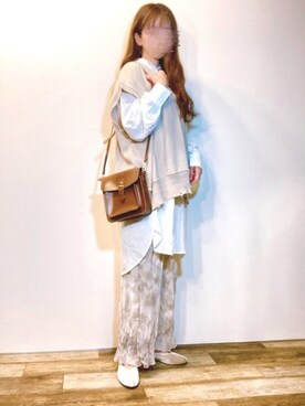 「tiptop」｜エリーさん（レディース・163cm）の冬コーディネート