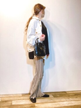 「tiptop」｜エリーさん（レディース・163cm）の春コーディネート