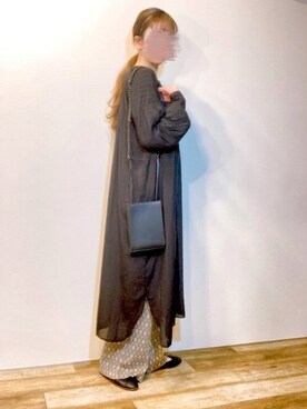「SENSE OF PLACE by URBAN RESEAR」｜「アイテム（その他）」を使った、エリーさん（レディース・163cm）の春コーディネート