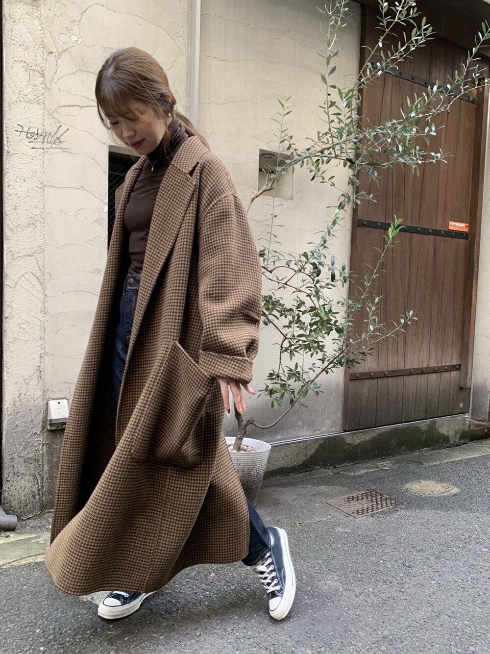 todayful  2019aw 新品タグ有Over Check Coat 36レディース