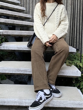 「via j（ヴィアジェイ）のアイテム」を使った、CANALJEAN グランフロント店さん（レディース・158cm）の冬コーディネート