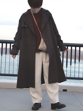 「I（アイ）のアイテム」を使った、Natuさん（メンズ・179cm）の冬コーディネート