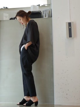 「BLESS（ブレス）のアイテム」を使った、FLONT STAFF さん（レディース・160cm）の春コーディネート