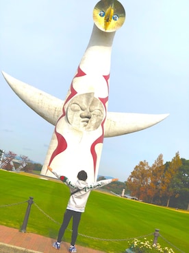 「大阪旅行」｜⭐️さっとぅー⭐️さん（メンズ・170cm）の秋コーディネート