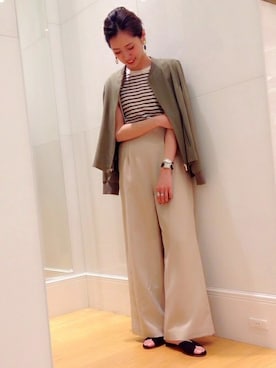 「SHIPS」｜原さん（レディース・159cm）の春コーディネート