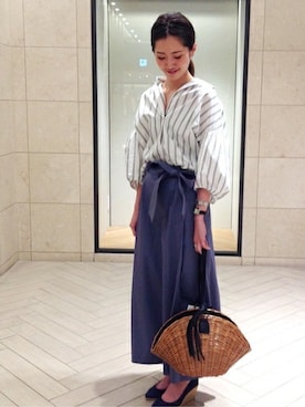 原さん（レディース・159cm）の春コーディネート