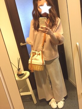 「GORGE（ゴージ）のアイテム（シューズ）」を使った、aoiさん（レディース・153cm）の春コーディネート