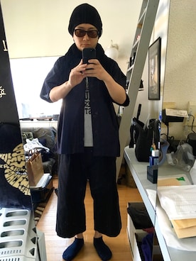 「RYU（リュー）のアイテム（パンツ）」を使った、YUUSUKE@ganeshaさん（メンズ・171cm）の春コーディネート