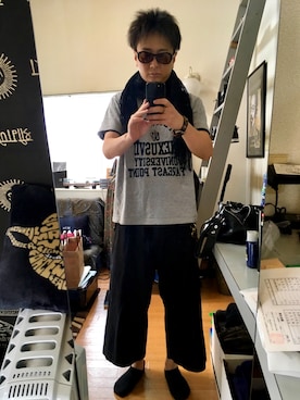 「RYU（リュー）のアイテム（パンツ）」を使った、YUUSUKE@ganeshaさん（メンズ・171cm）の夏コーディネート