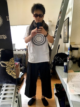 「RYU（リュー）のアイテム（パンツ）」を使った、YUUSUKE@ganeshaさん（メンズ・171cm）の夏コーディネート