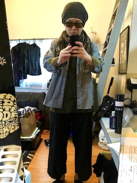 「RYU（リュー）のアイテム（パンツ）」を使った、YUUSUKE@ganeshaさん（メンズ・171cm）の夏コーディネート