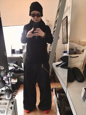 「Y's（ワイズ）のアイテム（ニットキャップ/ビーニー）」を使った、YUUSUKE@ganeshaさん（メンズ・171cm）の春コーディネート