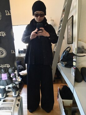 「Y's（ワイズ）のアイテム（ニットキャップ/ビーニー）」を使った、YUUSUKE@ganeshaさん（メンズ・171cm）の春コーディネート