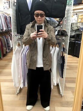 「Y's（ワイズ）のアイテム（帽子）」を使った、YUUSUKE@ganeshaさん（メンズ・171cm）の夏コーディネート