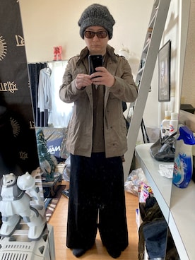 「MM6 Maison Margiela（ｴﾑｴﾑｼｯｸｽ ﾒｿﾞﾝ ﾏﾙｼﾞｪﾗ）のアイテム（帽子）」を使った、YUUSUKE@ganeshaさん（メンズ・171cm）の春コーディネート