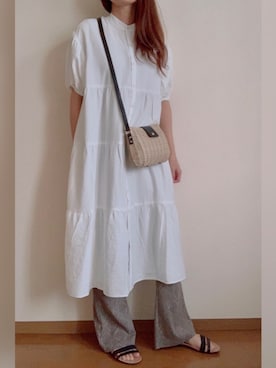 「ふんわり」｜「アイテム（ワンピース/ドレス）」を使った、hi_roさん（レディース・160cm）の春コーディネート