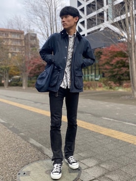 「アイテム（ブルゾン）」を使った、tmさん（メンズ・175cm・20代）の冬コーディネート