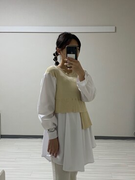 「しまむら（シマムラ）のアイテム（パンツ）」を使った、#KAYAさん（レディース・153cm）の秋コーディネート