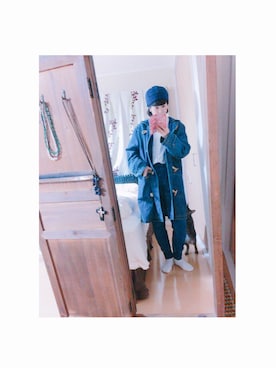 「Ralph Lauren」｜「アイテム（デニムジャケット）」を使った、ﾙ ﾘ ﾔ ﾝさん（レディース・162cm）の冬コーディネート