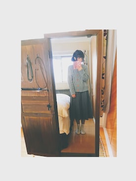 「Ralph Lauren」｜「アイテム（デニムジャケット）」を使った、ﾙ ﾘ ﾔ ﾝさん（レディース・162cm）の冬コーディネート