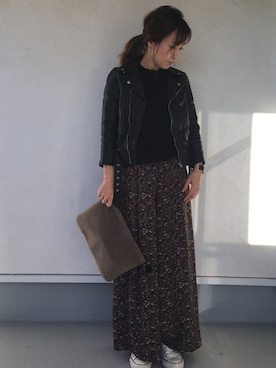 Ryoさん（レディース・157cm）の冬コーディネート