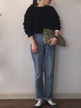 Ryoさん（レディース・156cm）の冬コーディネート