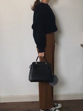 Ryoさん（レディース・156cm）の冬コーディネート