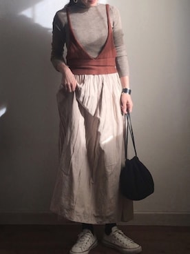 「ivory court（アイボリーコート）のアイテム」を使った、Ryoさん（レディース・156cm）の冬コーディネート