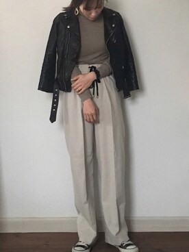 Ryoさん（レディース・156cm）の冬コーディネート